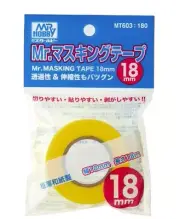 Mr.Hobby MT603 Mr.Masking Tape 18mm Width 18m Long Paint Craft Tool Spray
