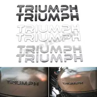 在飛比找蝦皮購物優惠-Triumph 摩托車車身標誌油箱貼紙裝飾標籤,適用於 Tr