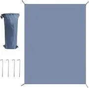 Camping Ground Mat, Foldable Ground Pad Camping, Quick-Drying Oxford Sleep Pad with Storage Bag for Deck Picnic Balcony Lawn Porch Patio Outdoor