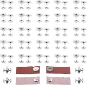 30 Set Magnetic Button Sewing Clasps Snaps Fasteners (Sliver-14Mm-30Pcs) - 14Mm