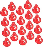 Yardwe 20Pcs Agility Training Cones for Soccer Markers for Sports Drills Compact and Sturdy Design for Easy Storage for Football and Skating Practice