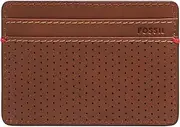 [FOSSIL] Men's Brown Leather Sport Tourer Card Case