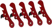 5Pcs Sturdy Can Openers Portable Multi Function Jar Lid Openers for Beer Soda Beverage Bottles Non Slip Kitchen Tools for Home Bar Restaurant