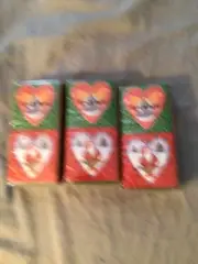 Gesundheit Pocket Facial Tissues New Christmas Heart Theme New