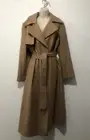 M & S Autograph Wool & Cashmere Belted Wrap Coat In Spice UK 20
