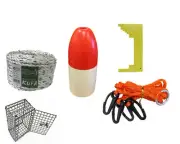 KUFA Crabbing Accessory kit (Lead Rope,Caliper,Harness,Bait cage & Float) CEM-1