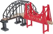 Train Set Expansion Kit Wooden Tracks Bridge Tunnel Accessories The Train Toys