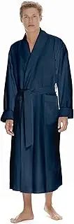 [BOCA BT TERRY] Boca Microfiber Robe for Men, Luxury Hotel, Spa & Resort Bath Robe. Plush Mens Bathrobe with Pockets