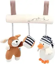 Toddmomy 1 PC Cute Duck Music Box Hanging for Crib Pram Fence Soft Rattle for Assorted Color