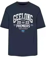 Geelong Cats 2022 AFL Navy Premiers Tee Sizes S-5XL BNWT
