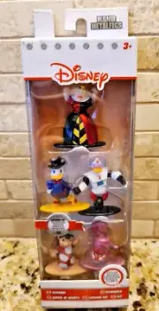 Disney Nano Metalfigs Pack of 5 Queen of Hearts Scrooge Lilo Gizmoduck Sealed
