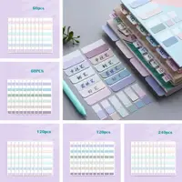 在飛比找蝦皮購物優惠-10 Sheets Sticky Index Tabs, W