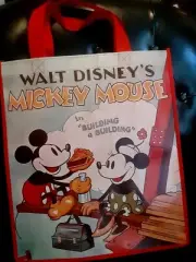 Disney Mickey Mouse Reusable Grocery Shopping Bag Tote Treat Eco Friendly New
