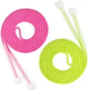 Jump Rope for Kids - Adjustable Soft Tangle-Free Rapid Speed Skipping Rope with