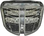 Compatible With GSXR GSX-R 600 750 GSXR600 GSXR750 K6 K7 2006 2007 Rear Tail Light Brake Turn Signals Integrated Light(Clear)