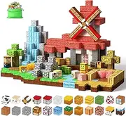 TMA 200PCS Magnetic Blocks, Magnetic Building Blocks, Toddler Building Magnet Toys STEM Montessori Sensory Toys for Boys & Girls Age 3+ Years Old