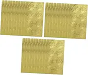 FUNNETOYU 30Sheets Present Wax Seal Stickers with Pattern Adhesive Envelope Seal Stickers for Invitation Decor Easy to Use and Reusable for Present Wrapping and DIY Crafts