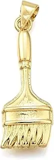 [LiQunSweet] Celestial Dumbbell Brush Shoe Starfish Brass Charms Butterfly Whale Tail Shell Brass Charms for Jewelry Crafts