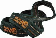 IRON APE Figure 8 Straps for Deadlift, Weight Lifting, Shrugs, and Weightlifting. Heavy Duty Cotton, 4 Sizes