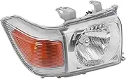 2x Car Headlight Corner Light Front Head Light, for Toyota, for Landcruiser VDJ 70 76 78 79 Series 2007-2019 Lamp Assembly Side Indicator Car Turn Signal Light(BLACK Right)