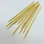 XDT Flat Tip Nail Artist Paint Brush #00000 Set 10 Pc Fine Micro Detail