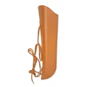 Brown Bass Bow Case For French and German Bow Leather Quiver One Bow