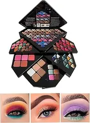130 Color All In One Makeup Gift Set for Women，Professional Makeup Kit,include Eyeshadow/Lip Gloss/Blusher/Eyebrow Gel/Highlighter/Conclealer/Mirror Makeup Palette Kit