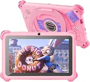 zcobro , Tablet for Children with Case, Android Children's Tablet 2GB RAM + 32GB ROM + 256GB Expandable, Wi-Fi, Bluetooth, Type-C, Child Lock, Kids Tablet with Quad Core, Pink