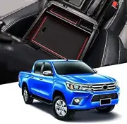 FANGXIN Center Console Organizer Tray Compatible with Hilux 2015‑2021, Car Console Armrest Secondary Storage Box Interior Accessories Replacement