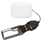 SPIGEN Lanyard Carabiner Keychain Strap for AirPods Pro 2 Accessory Badge Holder and Keychain Ring Hook Carabiner