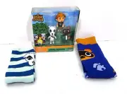 Animal Crossing Tom Nook, K.K. Slider & Villager With 2 Crews Socks