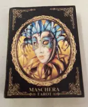 HTF OOP VERY RARE VENETIAN MASCHERA TAROT 22 ARCANES CARDS DECK YEAR 2006 UNUSED