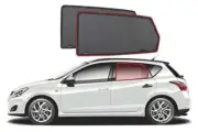 Genuine SNAPSHADES Car Rear Window Shades for Nissan Pulsar/Tiida Hatchback 2...