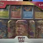 NEW Pokemon Scarlet & Violet 151 Costco 5-Pack Mini Tins w/ 4 Promo Cards Bundle