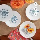 THE PIONEER WOMAN BY CORELLE 4 Piece Appretizer Plate Set Evie Blue