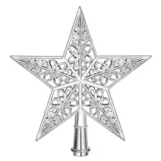 Small Christmas Tree Topper Garland Glittering Star Decoration