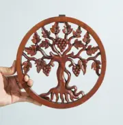 Tree of life Wall Art, Wall Decor, Wood Carving, Nature, Ornament, Statue, Gift