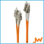 Alogic 1m LC-SC Multi Mode Duplex LSZH Fibre Cable 62.5/125 OM1