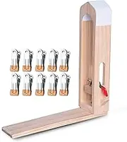 Hand Leather Stitching Pony Sewing Horse Clamp and 10 Sewing Clips Set