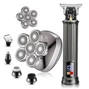 Head Shavers for Bald Men & Professional Barber Clippers Zero Gapped Hair Trimmer for Men