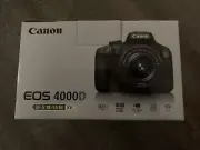 Canon EOS 4000D DSLR Camera EF-S 18-55 mm f/3.5-5.6 III Lens