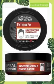 L'Oréal Paris Hair Pomade Indestructible Strong Hold Paste Long-lasting Matte Fi