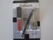 Profusion Cocoa 3pc Lip Gloss/Liner/Sharpener Set