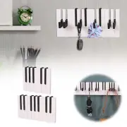 Piano Wooden Coat Racks Piano Hook Wall Decoration Rack Storage Hanging Key