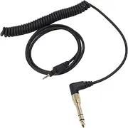 Sorandy Headphone Sound Cable for DJ HDJ CUE1BT, Extendable Spring Cable with 3.5mm Plug and 6.3mm Adapter, Cord for DJ HDJX5, HDJX7, HDJS7 Earphones