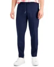 International Concepts Men's Kyle Soft Jogger Pants in Basic Navy-2XL