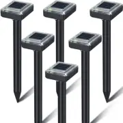 6 Pcs Solar Mole Repellent Ultrasonic Mosquito Repellent for Lawn Gardens3078