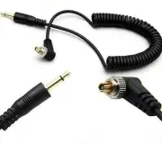3.5mm to Flash PC Sync Cable with Screw Lock for Rook RF-16NE RF-603