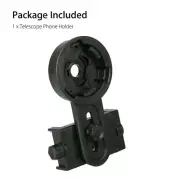 Telescopic Phone Holder Accessory Adapter Black Elements For Telescope