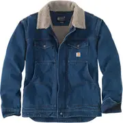 Carhartt Denim-Sherpa, jeans jacket , color: Blue (H87) , size: M